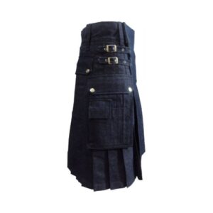 Black Highland Utility Kilt