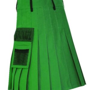 Green Utility Net Kilt