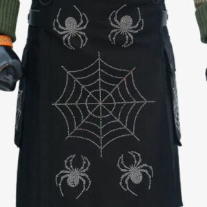 Alternative view of Spiderman Black Utility Kilt