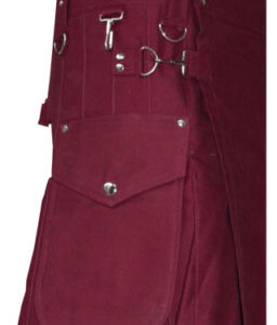 Maroon Utility Kilt