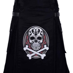 Alternative view of Punk Rock Skull Kilt